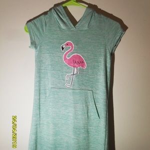 NEW LITTLE GIRLS SWIMSUIT COVER UP SIZE 8